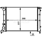 Resim BEHR MAHLE CR488000S (8MK376717-301) Su Radyatoru Mekanik ( Renault : Clio I 1.4 8V E7j Nac Mek Vit. R19 1.4 E7j 7701034770 8MK376717301 (WK533475) 