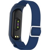 Resim Xiaomi Mi Band 3/4/5/6 İçin Elastik Naylon Akıllı Saat Kayışı Yedek Kordonlu Saat 
