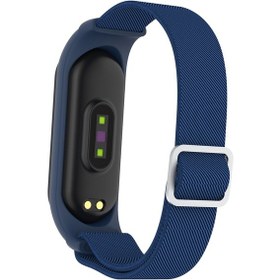 Resim Xiaomi Mi Band 3/4/5/6 İçin Elastik Naylon Akıllı Saat Kayışı Yedek Kordonlu Saat 