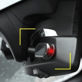 Resim 2 Adet Araç Hırsızlık Önleyici LED Işık, Kablosuz Modifikasyon Gerektirmeyen Evrensel Simüle Edilmiş Alarm Işıkları / Araç Alarmı 