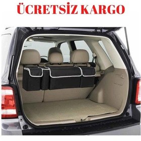 Resim Araç Araba Oto Bagaj Düzenleyici Organizer Araç İçi Aksesuar Araç 