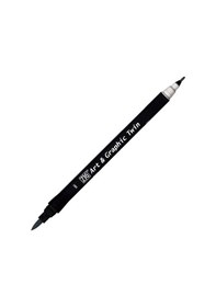 Resim Supertrend Art & Graphic Twin Marker Çizim Kalemi 81 Silver Grey 