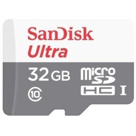 Resim Sandisk Ultra SDSQUNR-032G-GN3MN 32 GB Micro SDHC UHS-I Class 10 Hafıza Kartı 