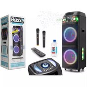 Resim Subzero Wr172 2x12 100w Rgb Bluetooth Müzik Kutusu Baloncuklu, Kumandalı, 2 Kablosuz Mikrofonlu Siyah 