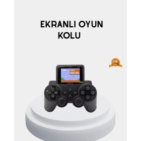 Resim Cm Store Atari S10 Retro Oyun Konsolu - 520 Nostaljik Oyun Tv Bağlantılı Şarjlı ve Taşınabilir 
