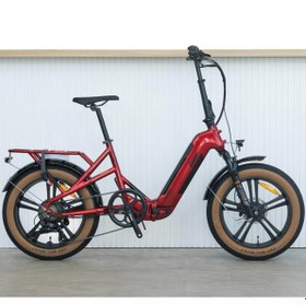 Resim Loop Coaster 20 Jant Elektrikli Katlanır Bisiklet (Kırmızı-Siyah) 