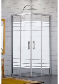 Resim Durul Duşakabin Kare 5 Mm Desenli H190 Parlak 