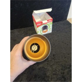 Resim Sıva Üstü Dekoratif Armatür Siyah Kasa Bakır Iç 