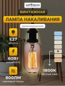 Resim Loftelectro Dekoratif Edison Tip Ampul Vintage, 60w 294691959 