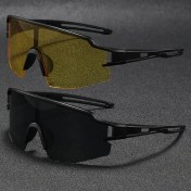 Resim Willowhaven Siyah Sarı Gece Görüş Gözlüğü Hafif Rahat Büyük Çerçeve Sürüş Spor Outdoor 