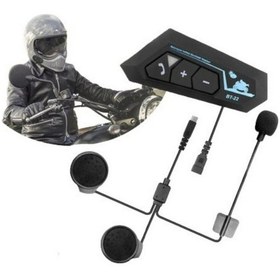 Resim Bt22 Kask Kulaklık Bluetooth Motosiklet Kulaklık 5.0 