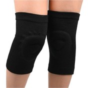 Resim Silikon Diz Padleri Fitness Dans Paten Sporları Diz Pedleri Basketbol Baskılaştırılmış Bisiklet Silindir Pateni Diz Pedleri Siyah, S 