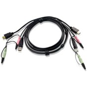 Resim ATEN 2L-7D02UH 1 8M USB HDMI KVM CABLE 