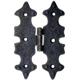 Resim Skygo Antika Tarz Dekoratif Pirinç Lale Menteşe - 104x77 mm, Oksit 