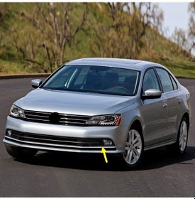 Resim Vw Jetta 2015-2018 Ön Tampon Sol Sis Farı Çerçevesi 5c6853665e 