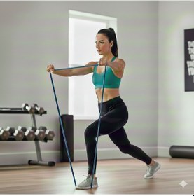 Resim Çeşitli Kg Direnç Bantları, Gym Barfiks Direnç Bandı, Kas Geliştirme Direnç Bandı, Pilates Egzersiz Bandı Mavi 