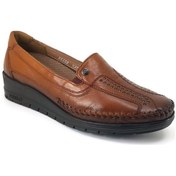 Resim Forelli Moriza Deri Anatomik Günlük Bayan Ayakkabı-taba - 39,5 Taba 