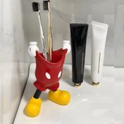 Resim 1 adet Disney Pantolonu, Mickey Kalem Tutucu, Mickey Pantolonu, Makyaj Fırçası, Depolama Kutusu, Kalem Tutucu, Banyo diş fırçası bardağı, Ofis Masaüstü Dekorasyon Süsü Günlük Kullanım İçin Mükemmel Hediye 
