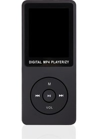 Resim 64 Gb Taşınabilir Mp3 Çalar, Fm Radyo Ve Ses Kaydı Özellikli, 1.8'' Ekran, Yetişkin Ve Çocuklar İçin - Siyah 