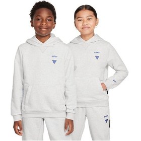 Resim Nike Lebron James Nba Çocuk Sweatshirt - Hf4264-10154 Gri 