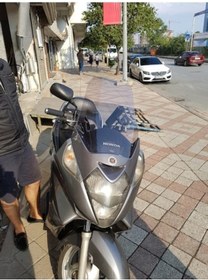 Resim Zeus Motor 2002-2010 Honda Fjs 400 Silverwing Uyumlu Ön Cam Açık Füme 