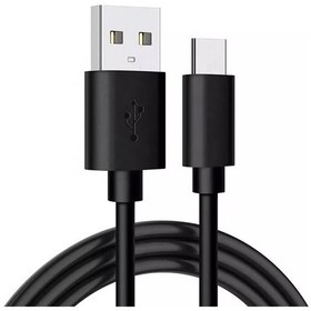 Resim USB Type-C Şarj ve Data Kablosu Siyah 1 Metre 