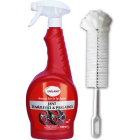 Resim Uniland Jant Temizleyici ve Parlatıcı 750 ml Çok Amaçlı Kullanım Temizleme Fırçası ile 