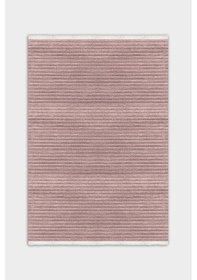 Resim Lidya Bej / Füme Pamuk Dokuma Yumuşak Halı Kaymaz Tabanlı, Kolay Temizlenen, Modern Tasarım Kilim Bej 