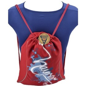 Resim Hayrer Kumaş Büzgülü Torba Sırt Çantası Kırmızı 