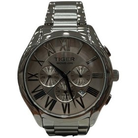Resim Tf-03219ff Tıger Otomatik Çelik Erkek Saati Füme 