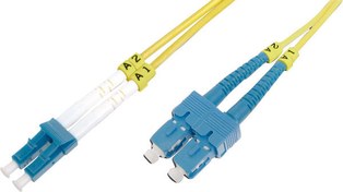 Resim Beek BC-FO-9LCSC-03 3 Mt LC-SC 09\u002F125 LSZH SingleMode Duplex Patch Cord Kablo 