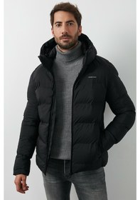 Resim Lumberjack Nolan Coat Erkek Şişme Mont Parka Siyah v1 S 