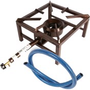 Resim abnturk Mini Sahra Ocağı Her Pişirmede Yüksek Isı Ihtiyacını Karşılar Güçlü Alev Tseli 150cm Hortum 