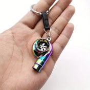 Resim 1 adet Canlı Turbo Düdük Anahtarlık - Dönen Araba Motor Tasarımı, Dayanıklı Çinko Alaşımı, Sokak Stili - Renkli Anahtarlık Aksesuarı, Otomobil Hayranları İçin İdeal Yaratıcı Hediye 