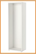 Resim Alony Home Besta Iskelet 60 X 40 X 192 Cm Beyaz 