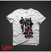 Resim Run Dmc Beyaz Tişört Kısakollu Tshirt 