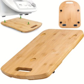Resim TM6/TM5 için tasarlanmış ahşap kayar tabla, kolay ve hızlı hareket imkanı sunar, TM5/TM6 aksesuarları için kayar ped. 