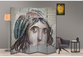 Resim Motifli Özel Tasarım Paravan Room Divider PRV1215, 180 x 180 