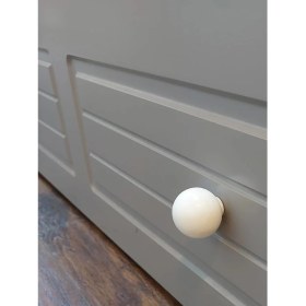 Resim Mdf Stella Gri 90*190 Yavrulu Kapitoneli Karyola 