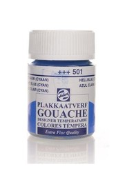 Resim Talens Guaj Boya 501 Light Blue 