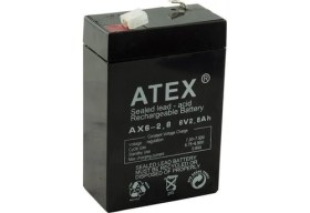 Resim Atex 6 Volt 2.8 Amper Dikey Akü Atex 67X34X100 