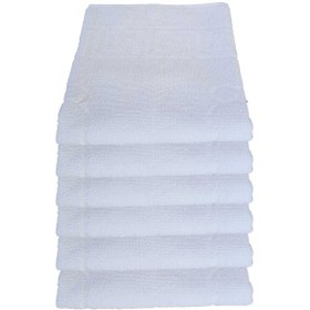 Resim Evtech & Home 4 Lü Ayak İzli Banyo Paspas %100 Pamuklu Ayak Havlusu Görsel 