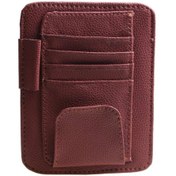 Resim CepteToptan Ally Araç Oto Güneşlik Organizeri Suni Deri Kart Kalem Düzenleyici-(1903) - normal kar3565-3107 