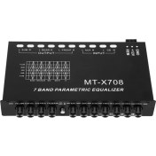 Resim Internet Bantlı Araç Ses Ekolayzır, Ayarlanabilir 7 Bant Eq Araç Amplifikatörü Grafik Ekolayzır, Cd/aux Girişi Seçme Anahtarı, Siyah (Yurt Dışından) 