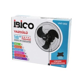 Resim Nemere 18 Inç 45.7cm Sanayi Tipi Ayaklı Vantilatör 3 Kademe Hız - 3 Metal Kanat 80W 140CM Yüksekli 
