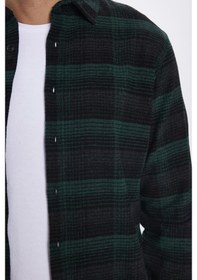 Resim Tudors Erkek Slim Fit Dar Kesim Oduncu Kareli Kışlık Gömlek-31999-çok Renkli Çok Renkli 