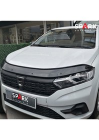Resim Dacia Sandero 2021- Yılı Ve Sonrası Uyumlu Kaput Rüzgarlığı 4mm Siyah 