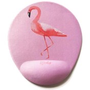 Resim Officeküp Bilek Destekli Mouse Pad Flamingo Pembe 