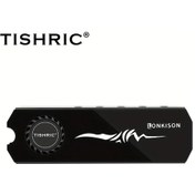 Resim Meridiangoods Tsr463 Tıshrıc M2 Nvme Ssd Soğutucu Fanlı Argb Pc Soğutma 