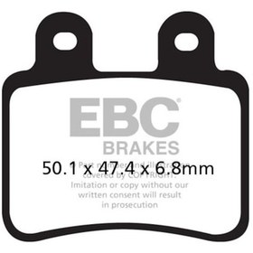 Resim Ebc Fren Balatası Carbon Sfac350 Peugeot Satelıs 125/150, Geopolı 